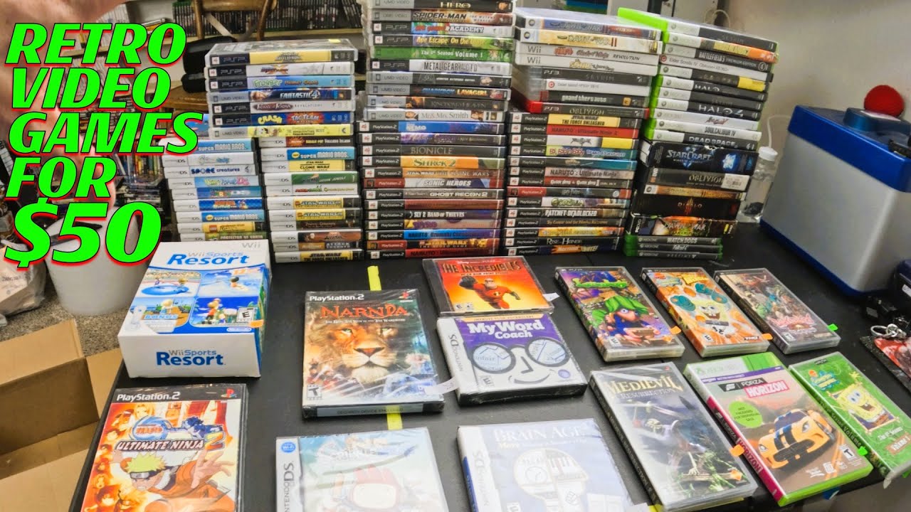 I Paid $50 for $1700 worth of RETRO VIDEO GAMES! Here’s how… 