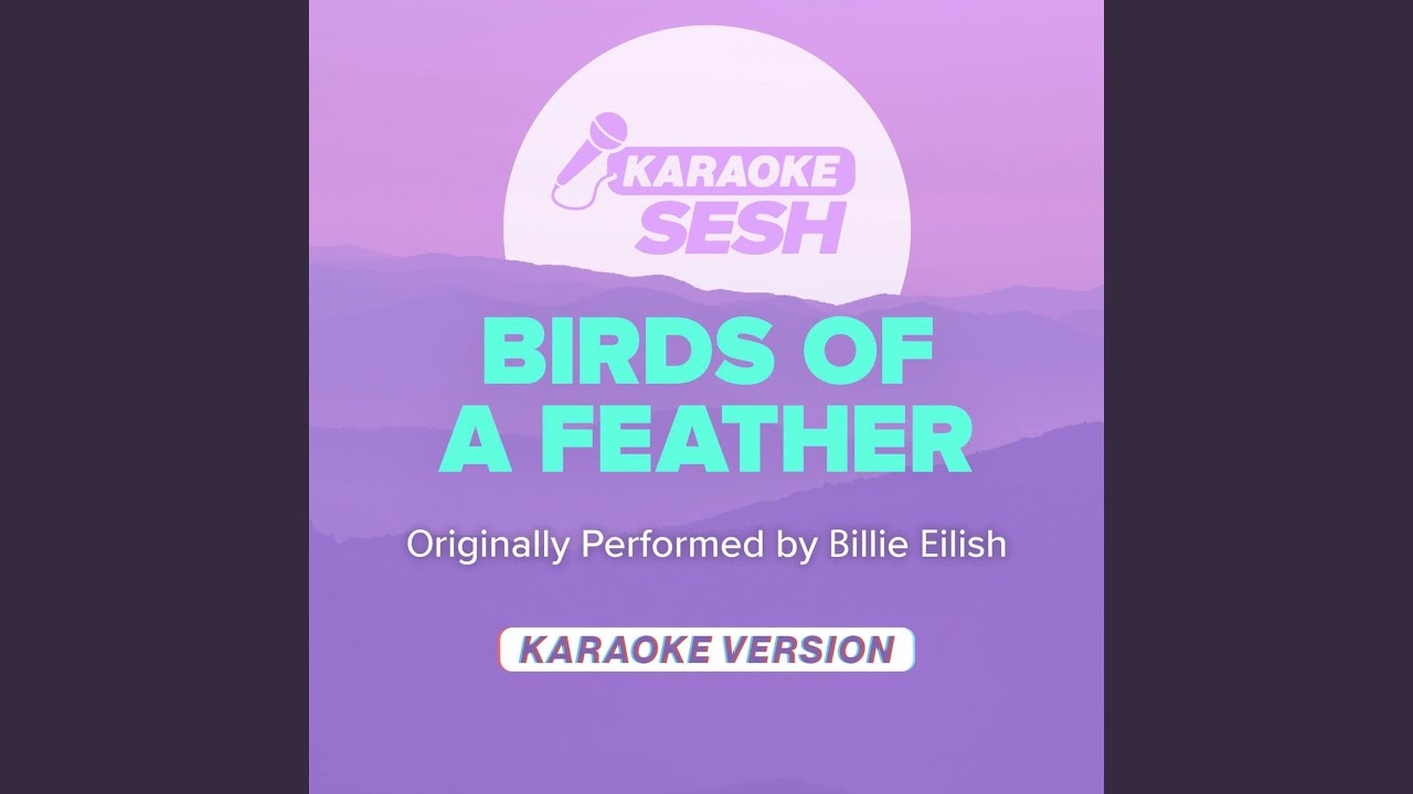 BIRDS OF A FEATHER (Originally Performed by Billie Eilish) (Karaoke Version)
