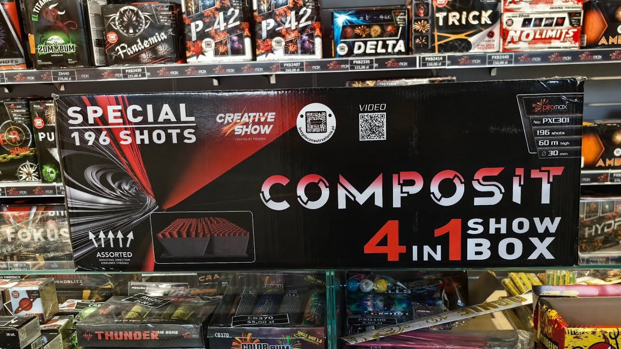 Wyrzutnia Złożona Composit PXC301 Piromax Fajerwerki 