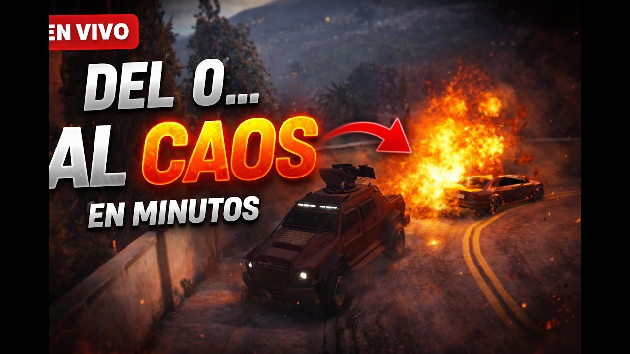 🔴Del 0 al caos en minutos 😎 | GTA V en vivo