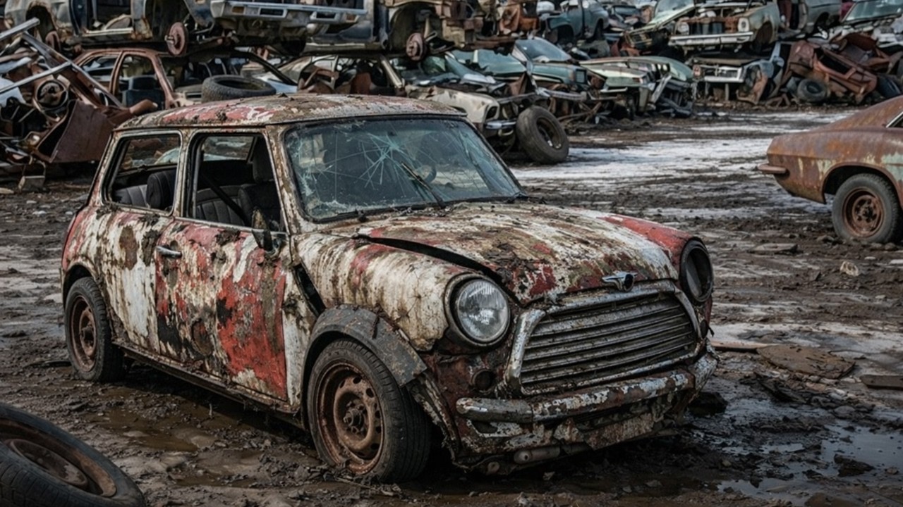 Satisfying ASMR Mini Cooper Restoration | Classic Car Transformation