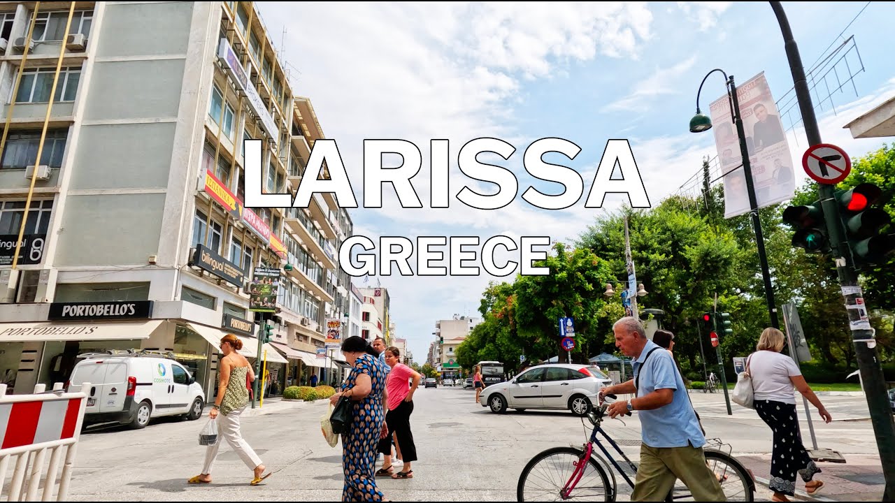 Larissa, Greece - Driving Tour 4K