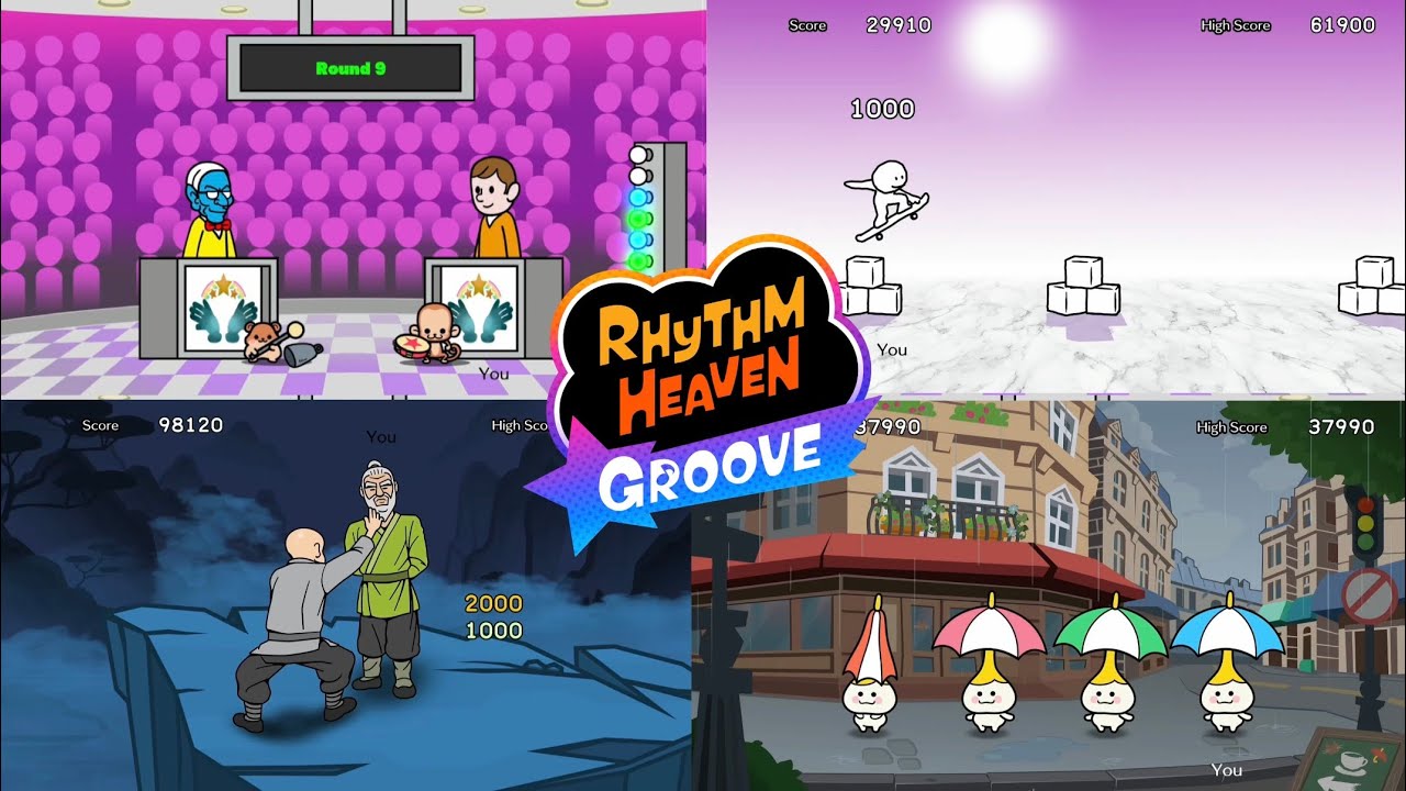Rhythm Heaven Groove: All Score Attack Games