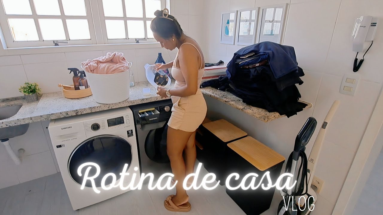 Cama posta quarto dos meninos & organização da lavanderia