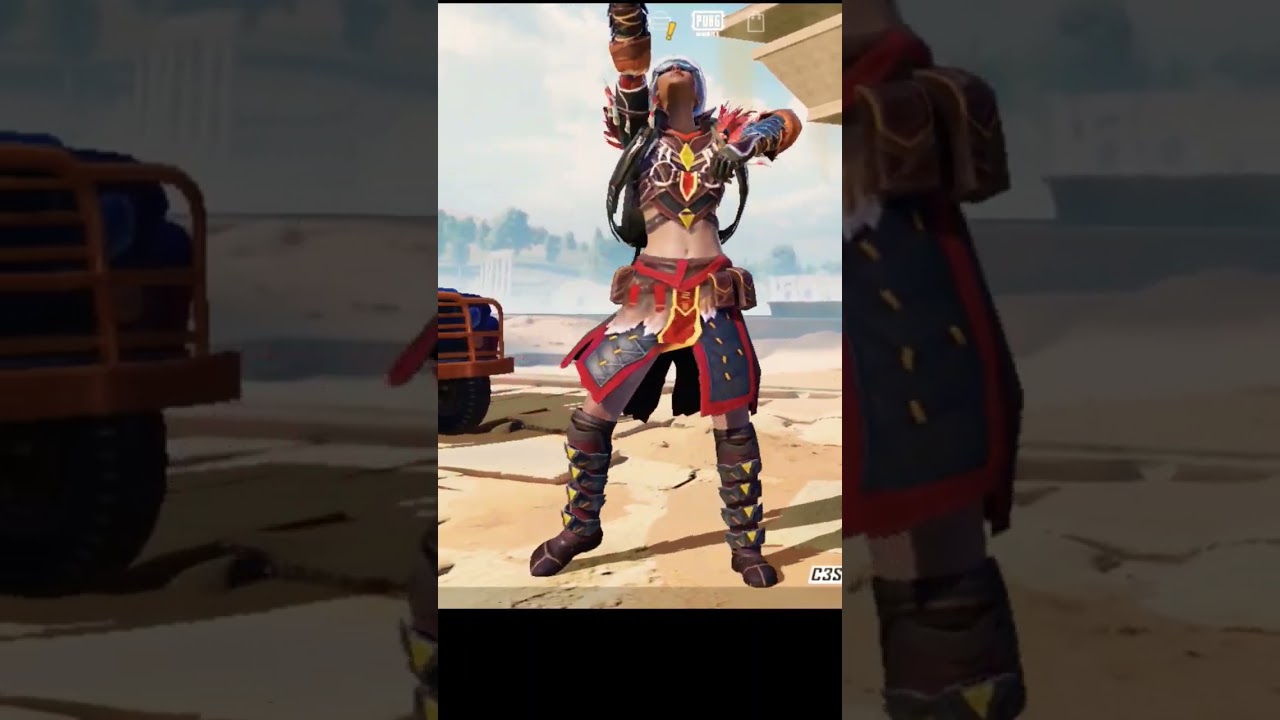 BEST EMOTE ! Bloodhawk Warrior Set