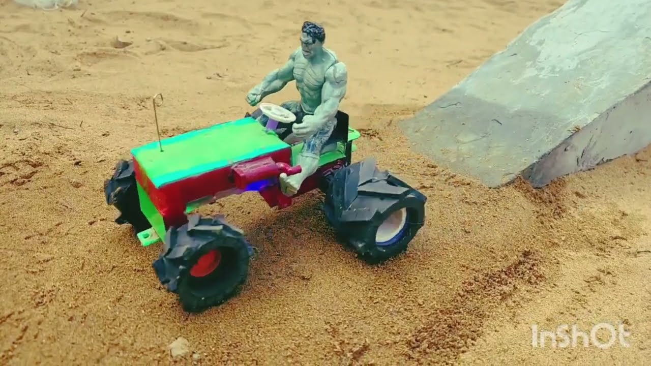 DIY Tractor mini concrete bridge | Over railway track | Concrete batching plant