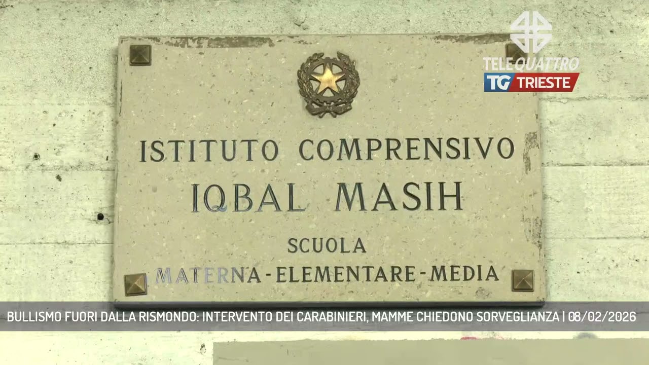 BULLISMO FUORI DALLA RISMONDO: INTERVENTO DEI CARABINIERI, MAMME CHIEDONO SORVEGLIANZA | 08/02/2026