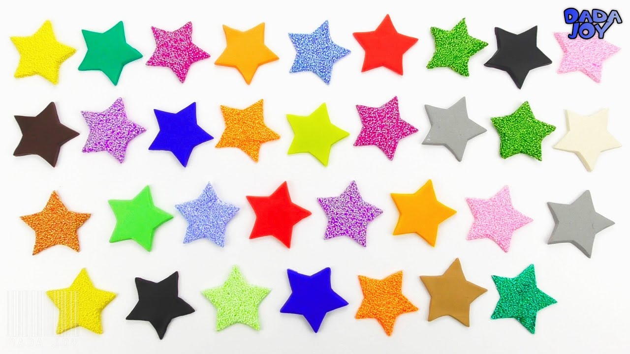 Aprender Los Colores con Brillo De Espuma Blanda | Los Colores | Abecedario en Ruso