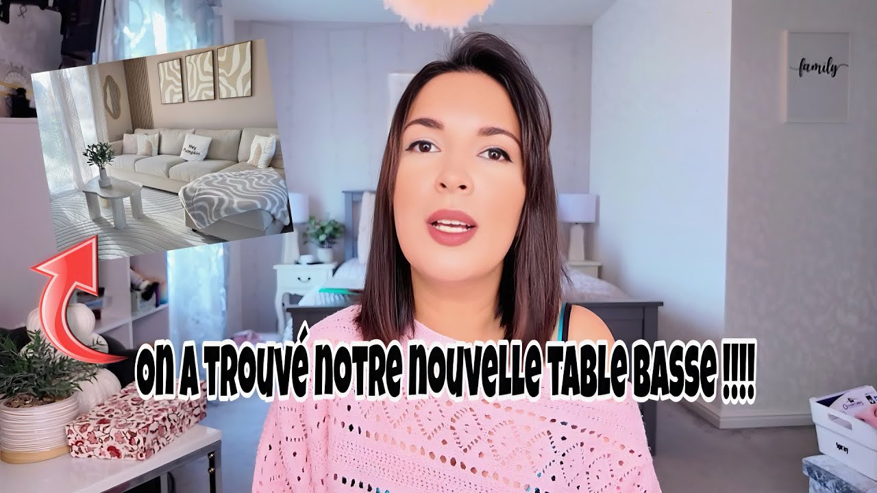 NOTRE NOUVELLE TABLE BASSE !!! SALON BIENTÔT TERMINÉ ✅ 