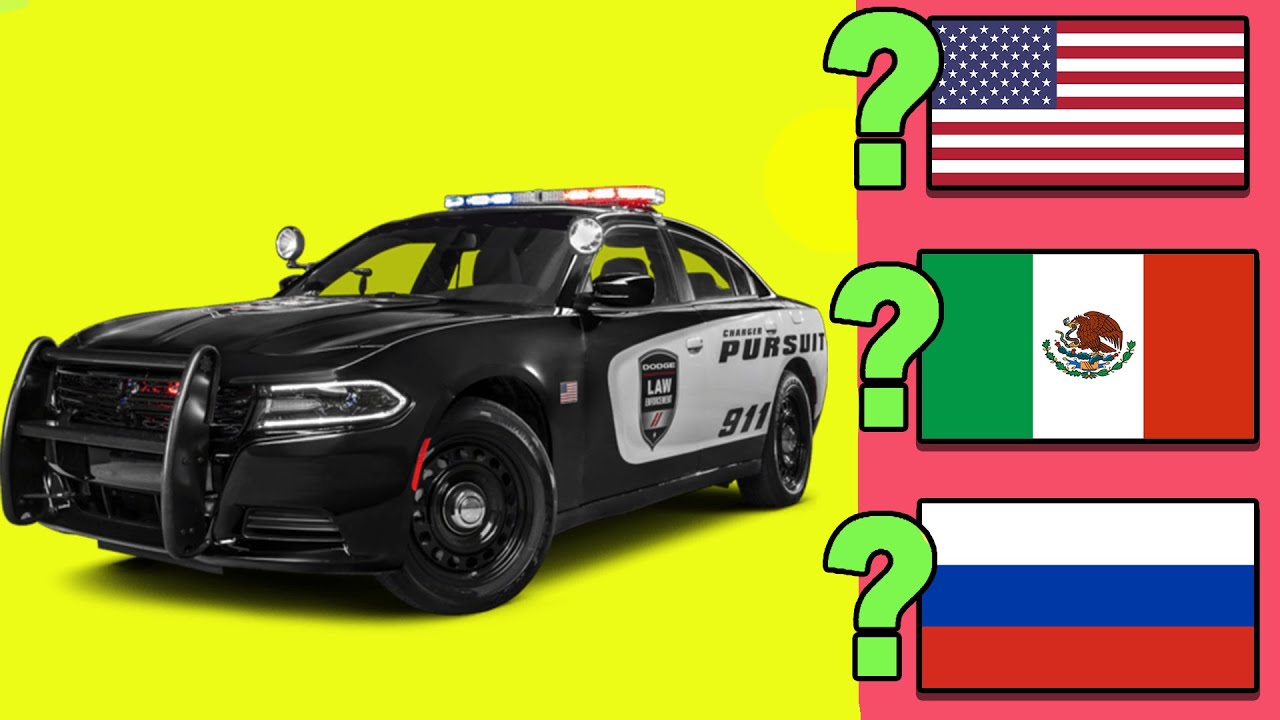 GUESS THE COUNTRY BY POLICE CARS | Car Quiz Challenge