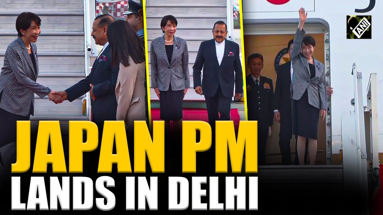 Japan PM Sanae Takaichi arrives in New Delhi for her official state Visit