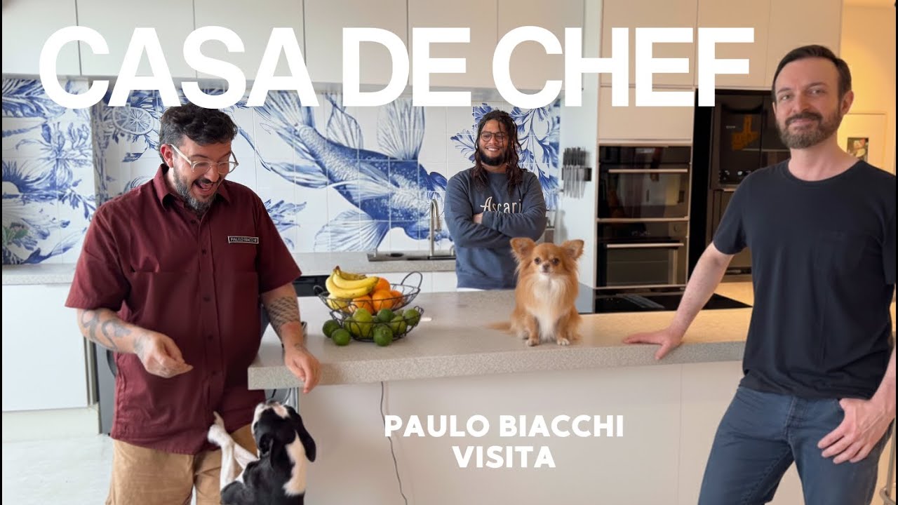 FIZ O PAINEL DE AZULEJOS da casa do Rodrigo Freire do Preto Cozinha | TOUR COMPLETO