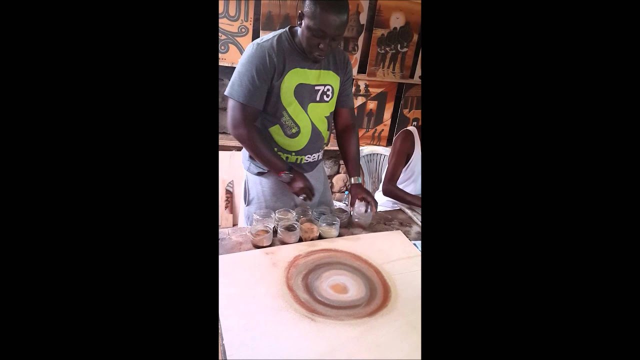 Comment réaliser un tableau avec du sable