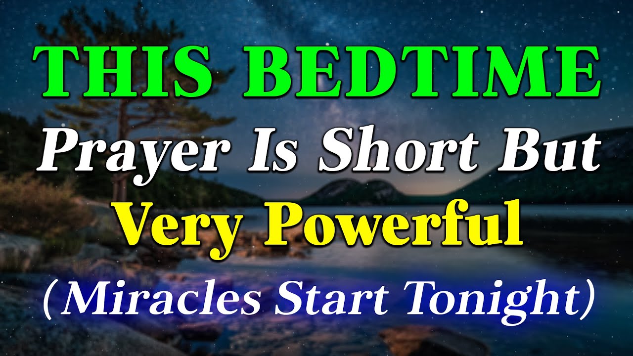 🙏 Watch What Happens When You Say This Powerful Night Prayer ❤️ Miracles Start Tonight