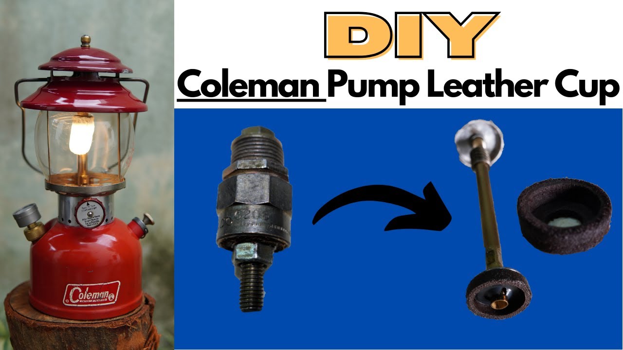 DIY | Coleman Lantern Pump Leather Cup