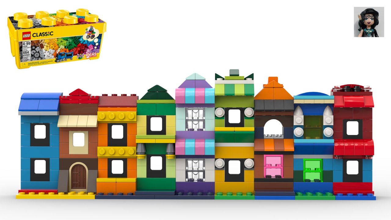 MINI TOWN Lego classic 10696 ideas How to build