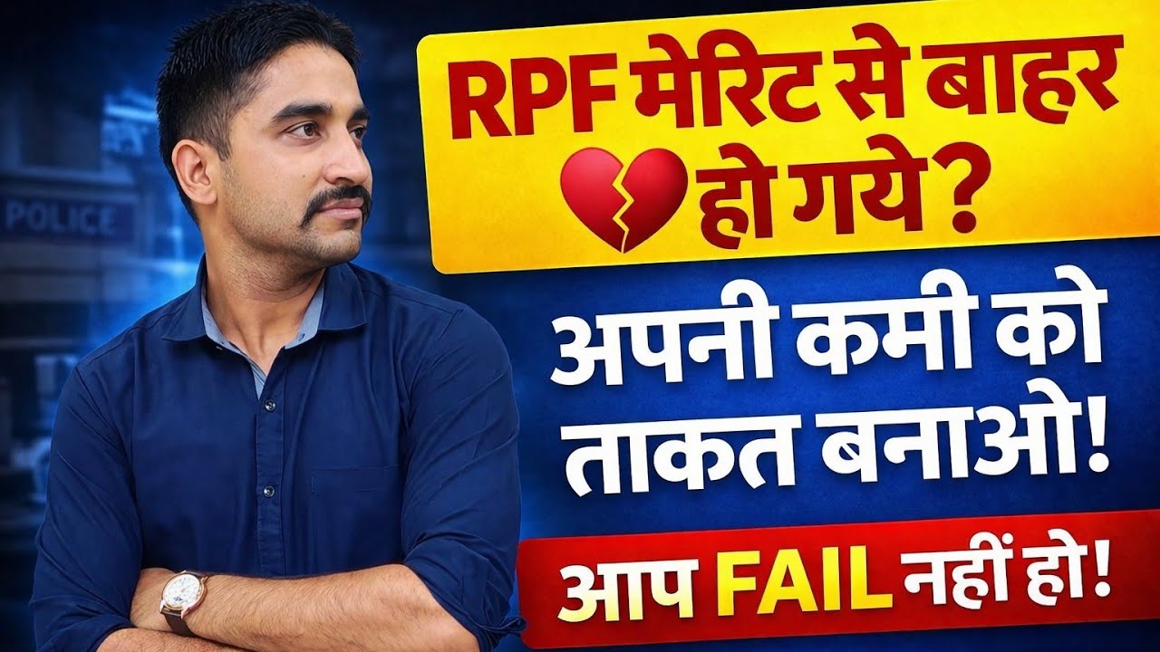 🔥RPF Constable Result Out➡️Jo Select Nahi Hue… Unke Liye Special Message✍️💯✅| #rpf #finalresults
