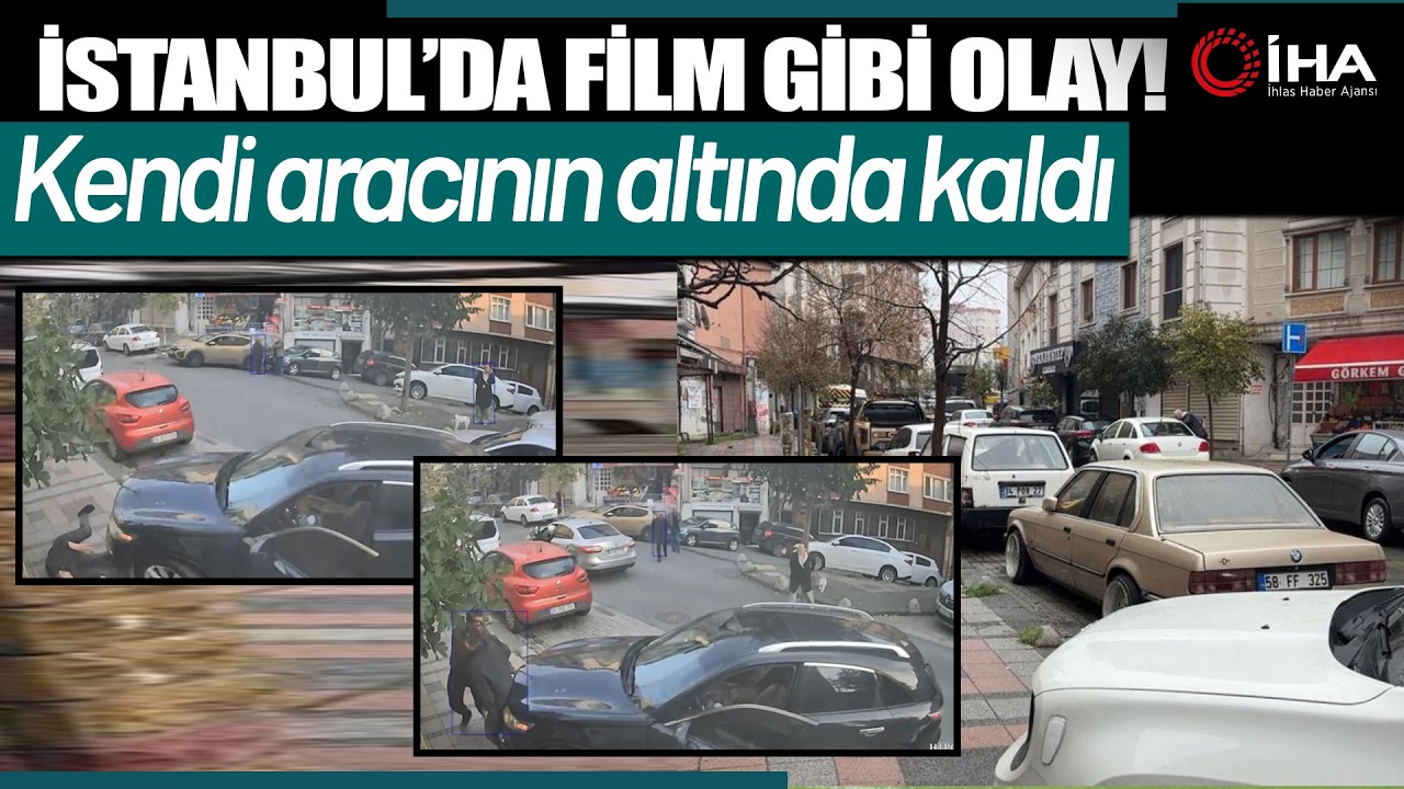 Film Gibi Olay: Kendi Otomobilinin Altında Kalarak Yaralandı