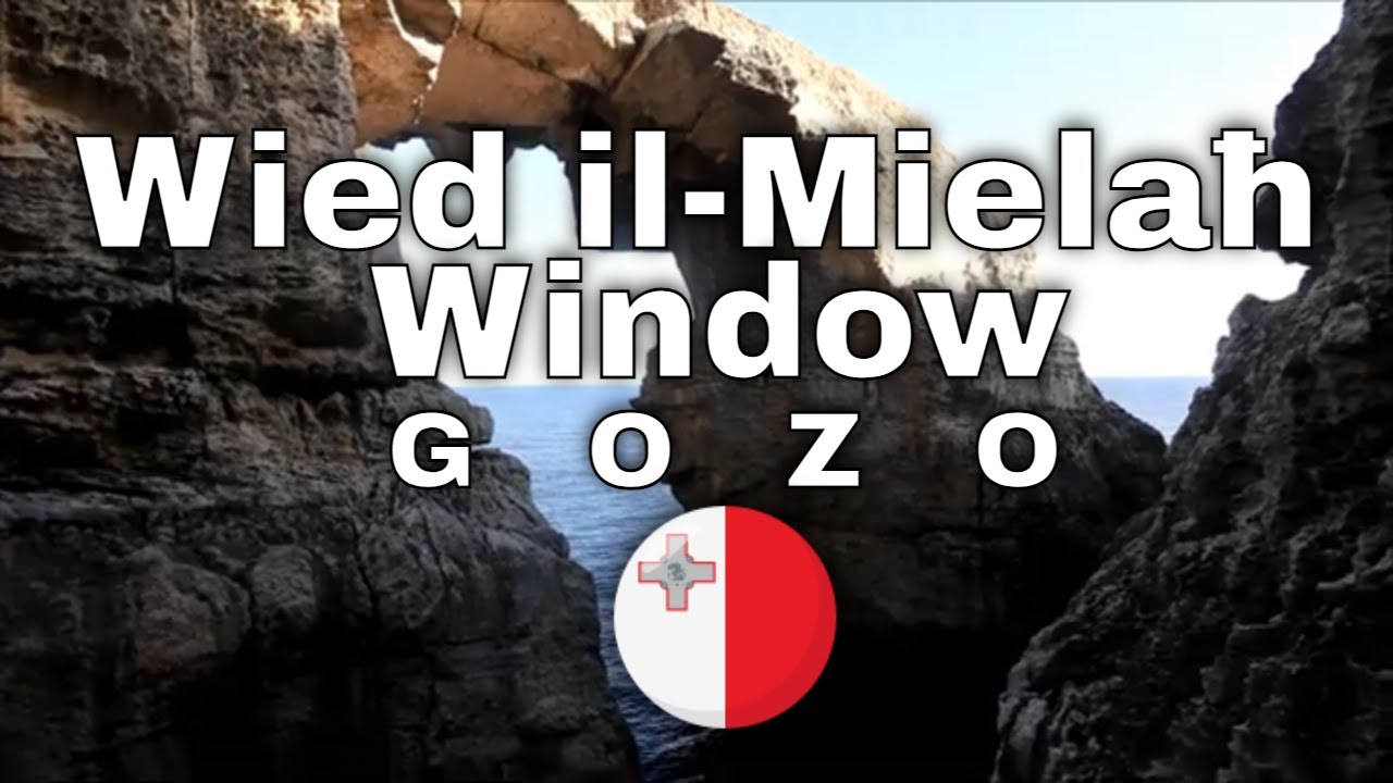 Wied il-Mielaħ Window, Gozo  (with subtitles)