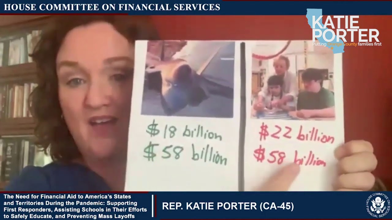 Rep. Porter calls out the Administration's COVID response for failing our kids