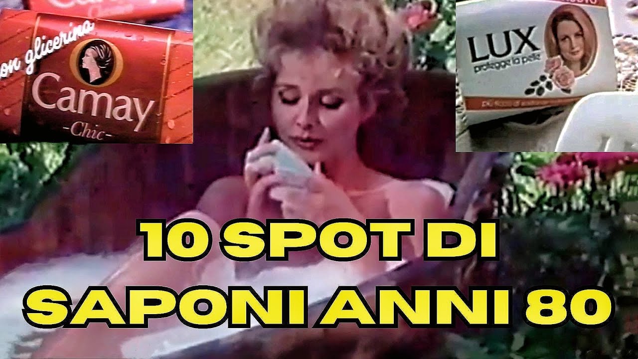 10 SPOT di SAPONI ANNI 80 🫧🧼🛁