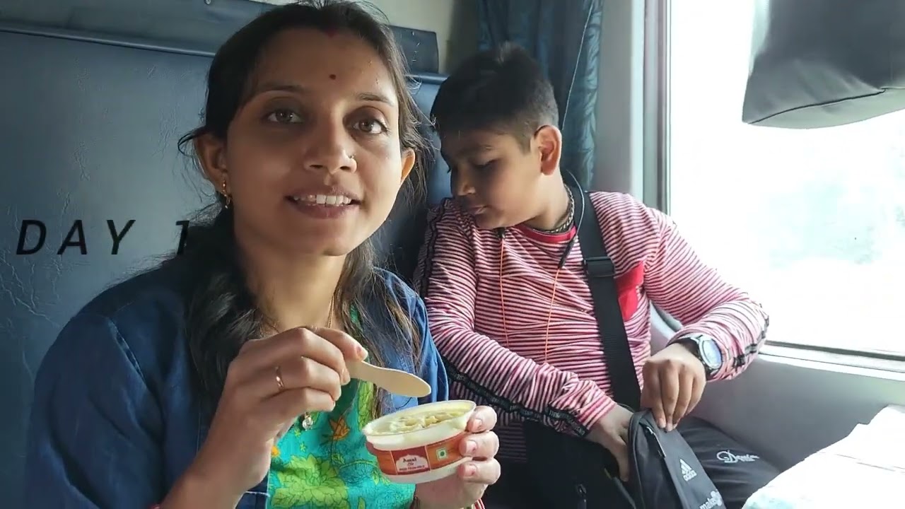 Delhi tour first part-1(Rajdhani express tour with Bhumit)