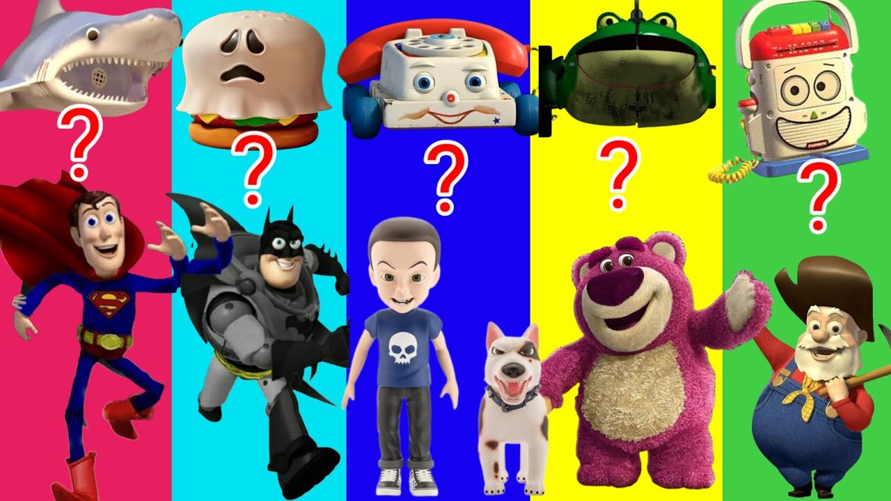 Looking for Disney Pixar Toy Story 3 Woody, Buzz Lightyear, jessie, Mr. Potato Head, Slinky Dog, Rex