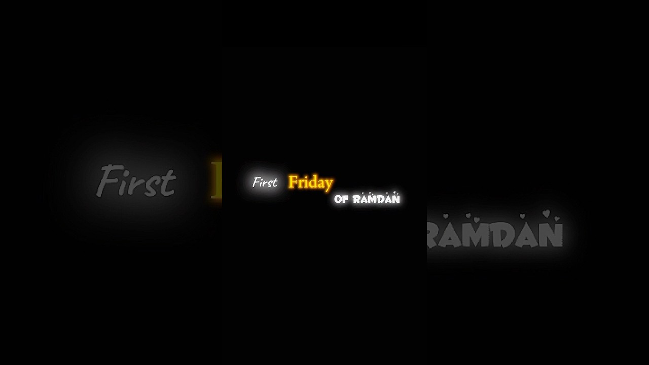 First Friday of Ramadan ✨ 🌼 | #ramadan #allah #quran #youtubeshorts #like #share #subscribe
