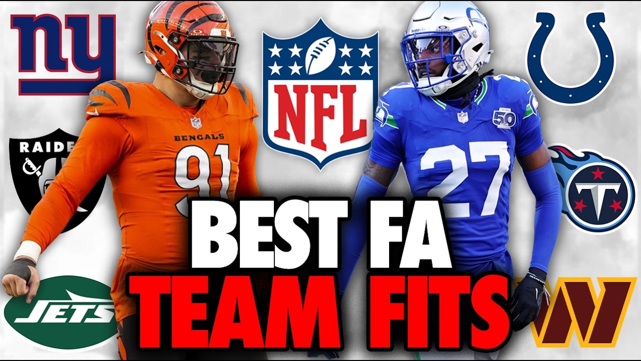 Best Team Fits for the TOP 50 NFL Free Agents!! | NFL Analysis