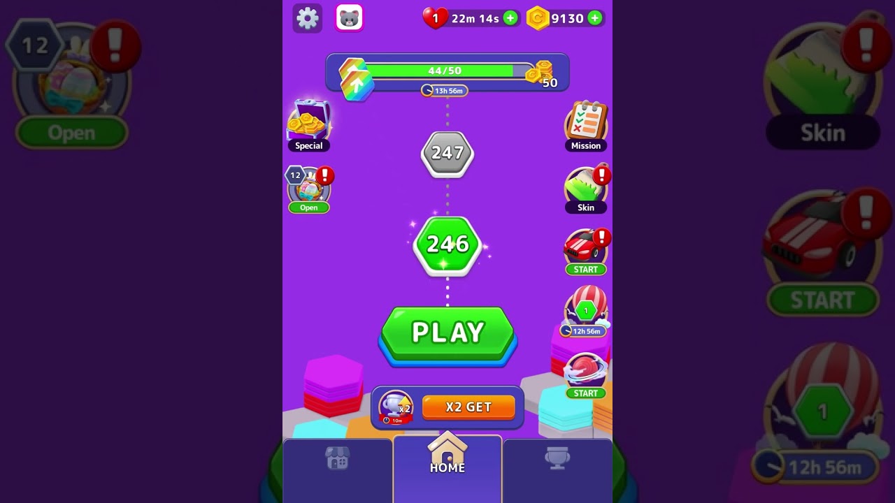 Hexa Away *updated 2/2026* Level 241-242-243-244-245-246-247-248-249-250