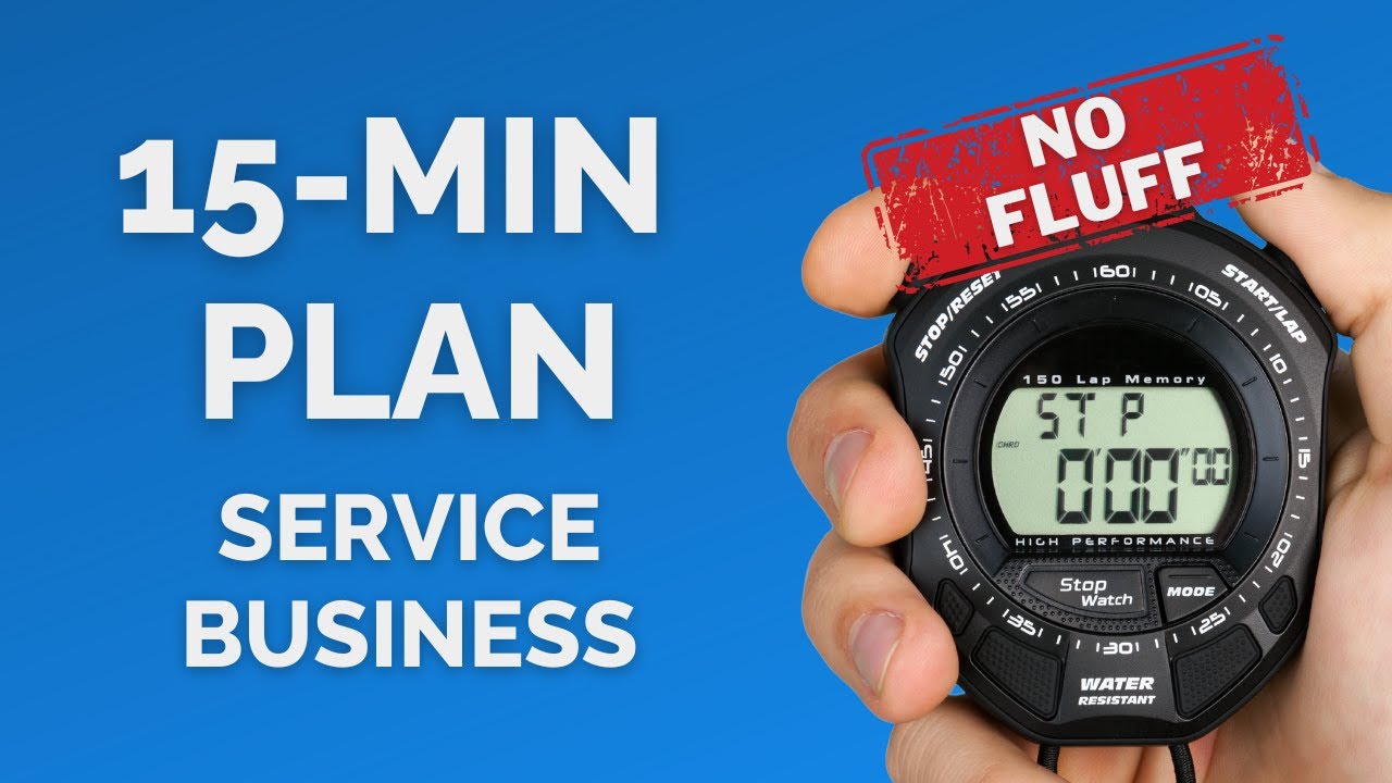 Build A Service Business Plan - Step by Step Guide