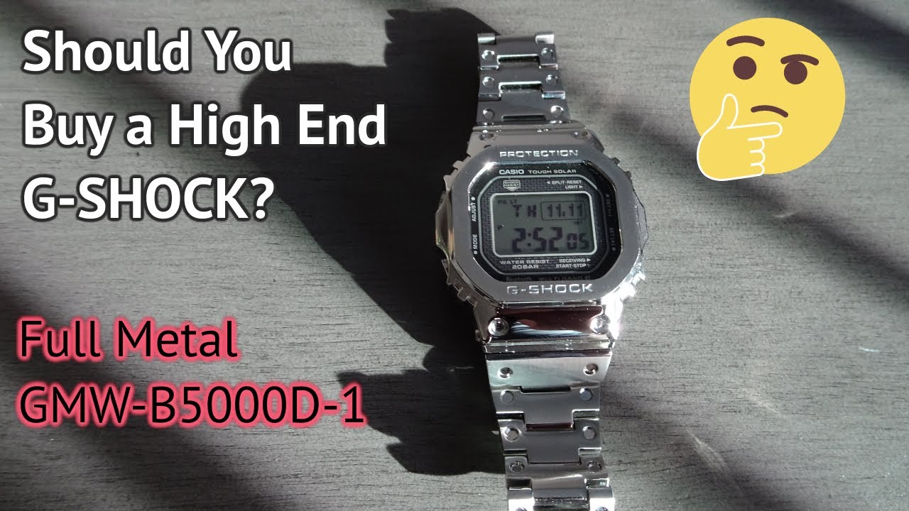 How Much Would You Spend On a G-SHOCK? - GMW-B5000D-1 Full Metal