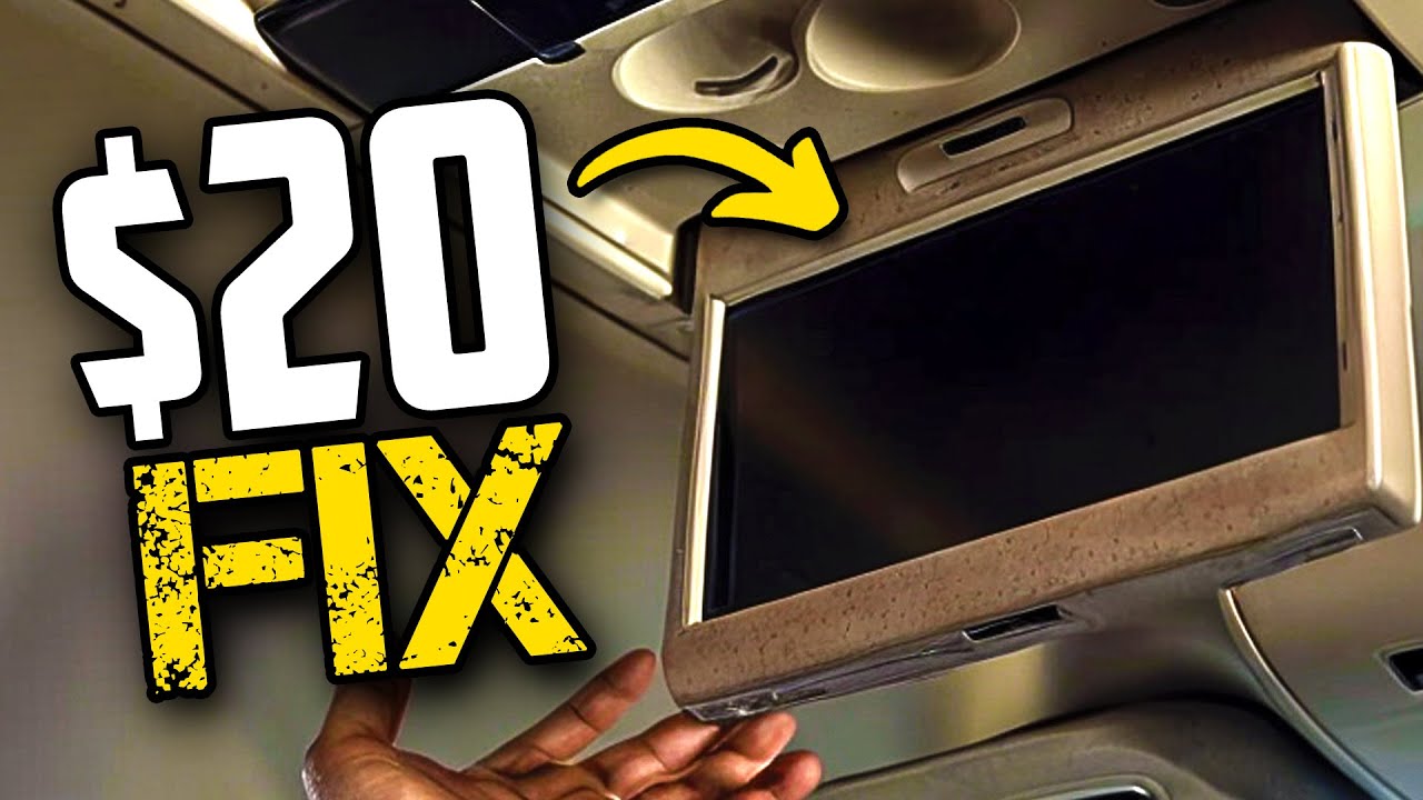 Don't Get Ripped Off! Fix Your DVD Screen for Cheap -Minivan Truck