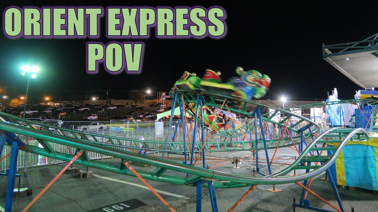 Orient Express POV (4K 60FPS), Dreamland Amusements Wisdom Rides Kiddie Coaster | Non-Copyright