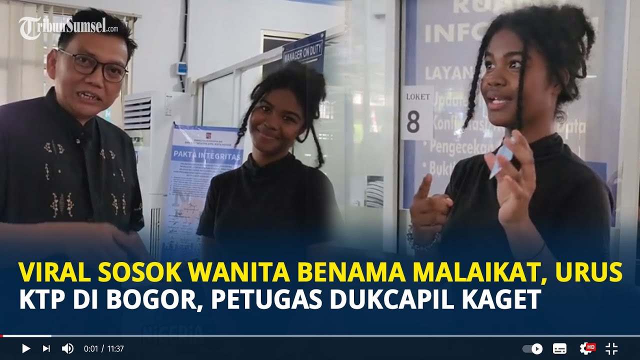 Viral Sosok Wanita Benama Malaikat, Urus KTP di Bogor, Petugas Dukcapil Kaget