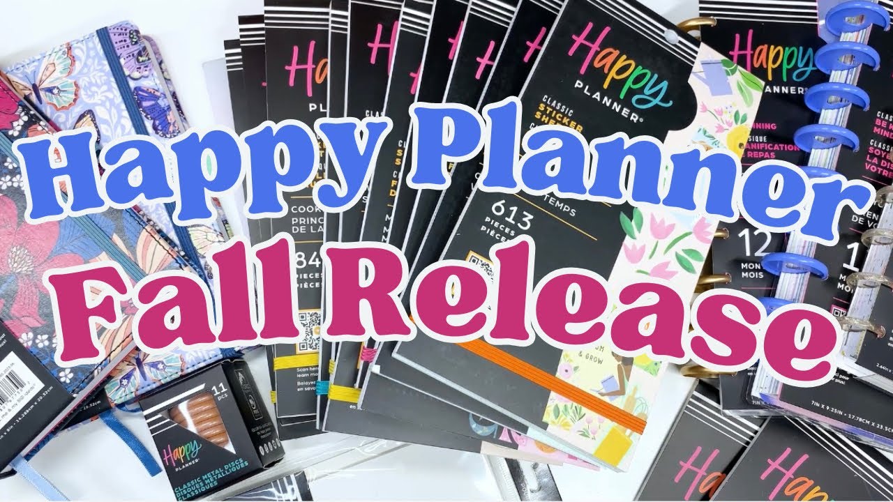 Happy Planner 2023 Fall Release [Unboxing & Flip Throughs!]