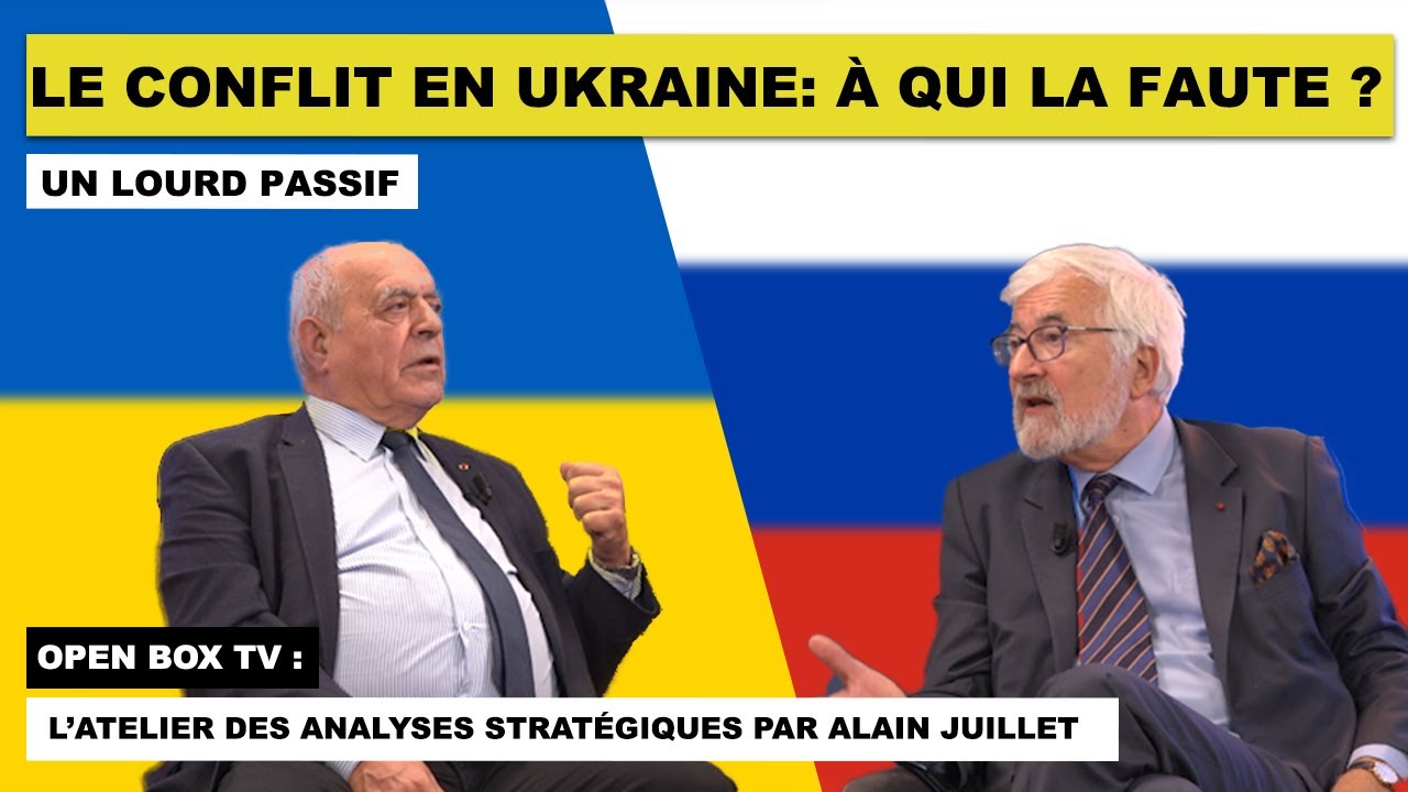 CONFLIT en UKRAINE : analyses.  Alain Juillet reçoit Jean de Gliniasty.