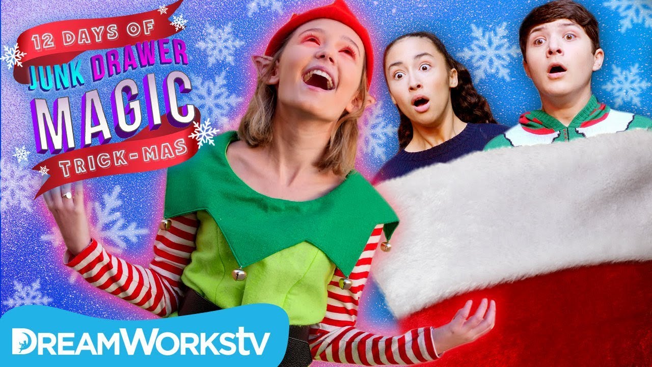 Defeating an EVIL ELF | JUNK DRAWER MAGIC 12 DAYS OF TRICKMAS