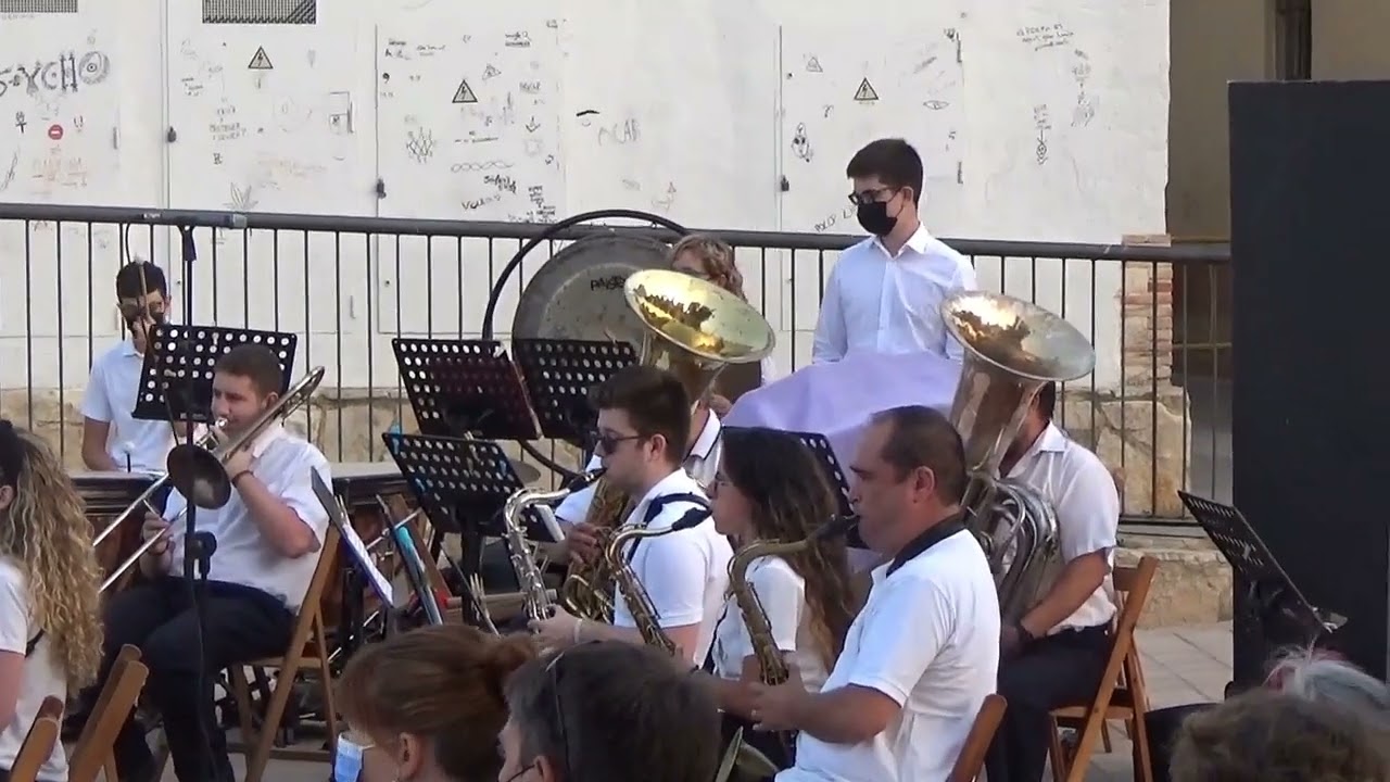 Pep el mestre (pd) de Azael Tormo. Banda de l'escola de música de Polop de la Marina.