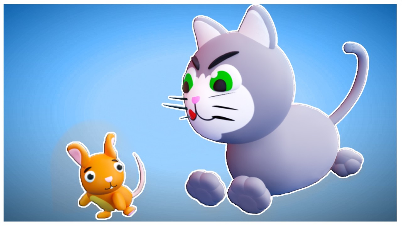 🐁🐈Hide and Seek IN | cat vs mouse | Roblox