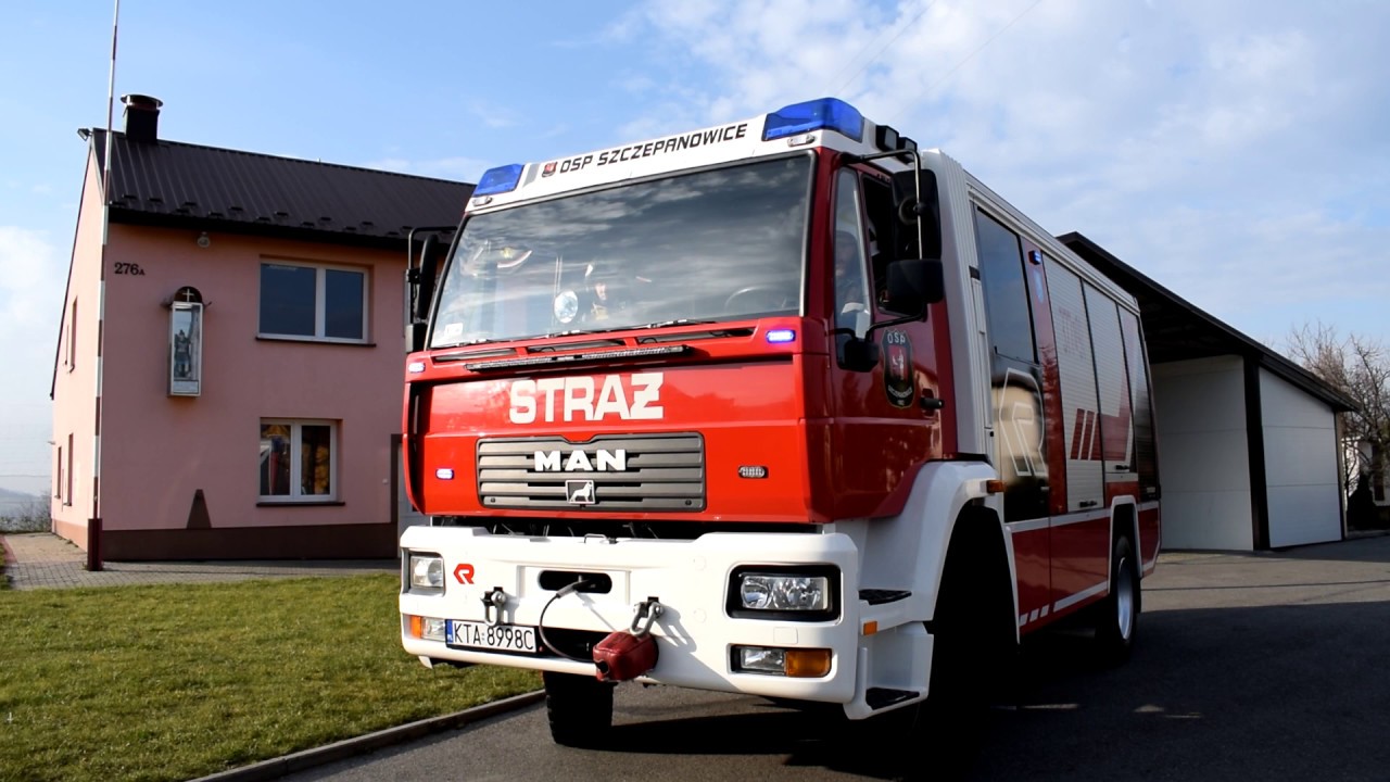 Prezentacja Samochodu GBA 2/18 MAN LE 14.280 Rosenbauer