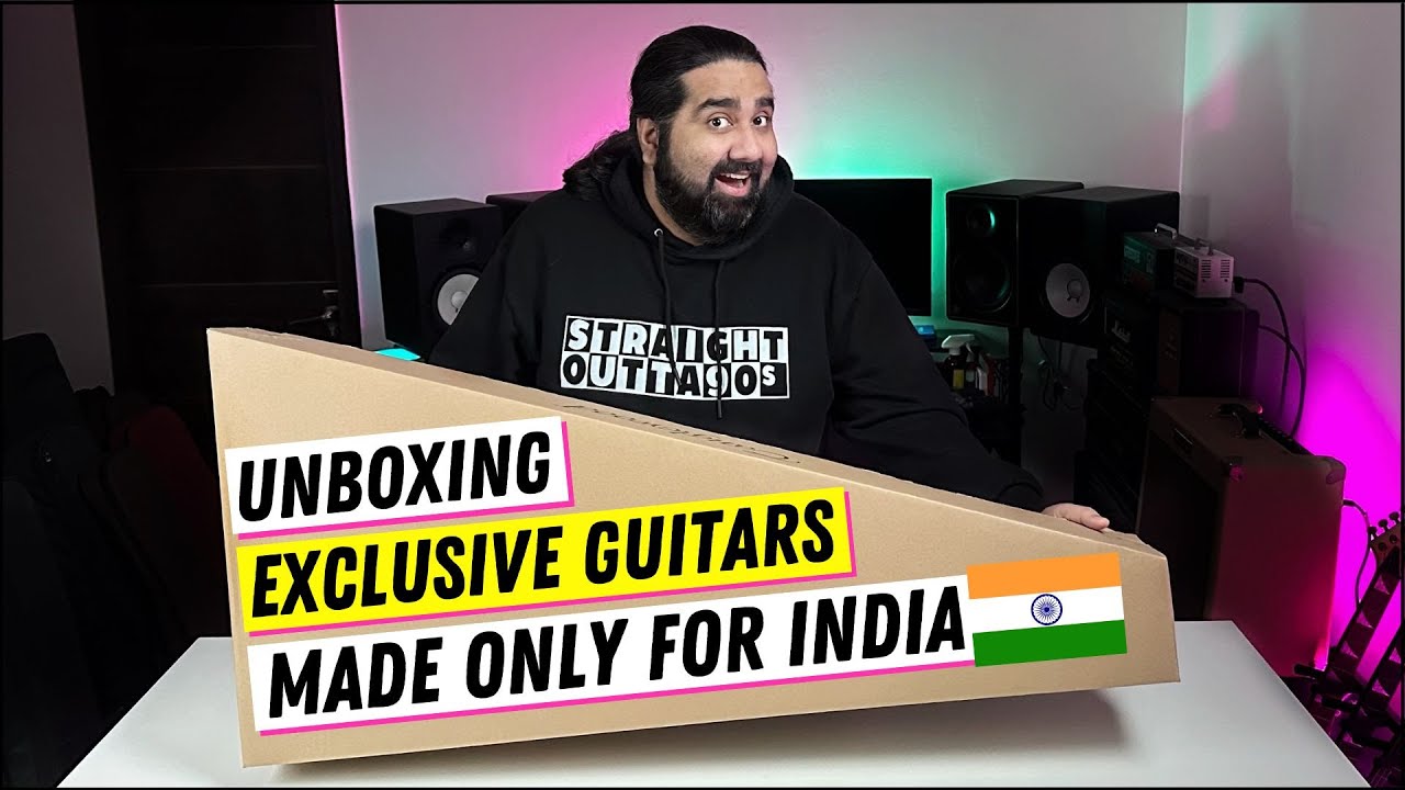 Unboxing EXCLUSIVE Guitars Made Only For India 🇮🇳