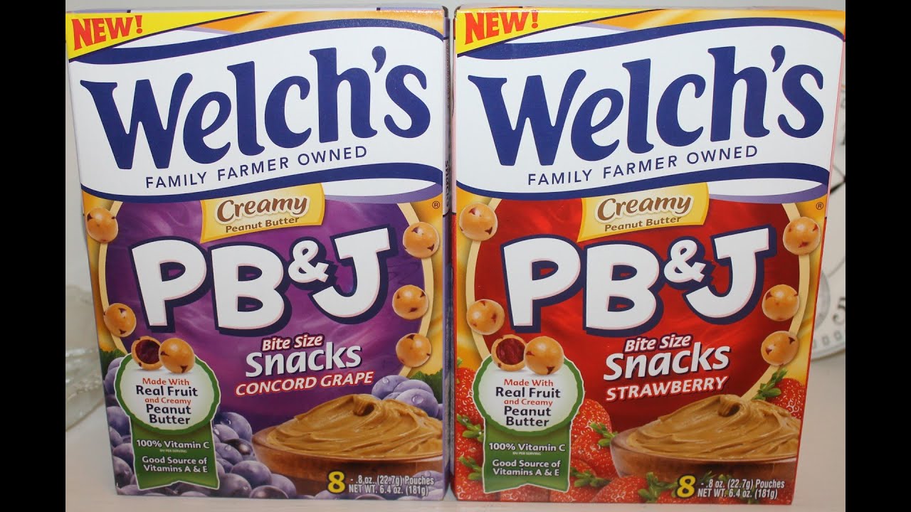 Welch's: PB&J Snacks Concord Grape & Strawberry Review