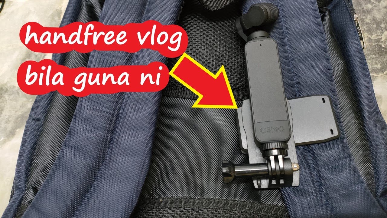 Universal 360 Degree Rotation Backpack Hat Clip Mount Clamp for Gopro Hero Malaysia Unboxing Review