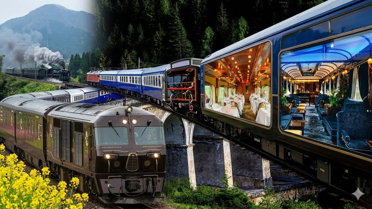 Top 10 Most Luxurious Trains in the World 🤯