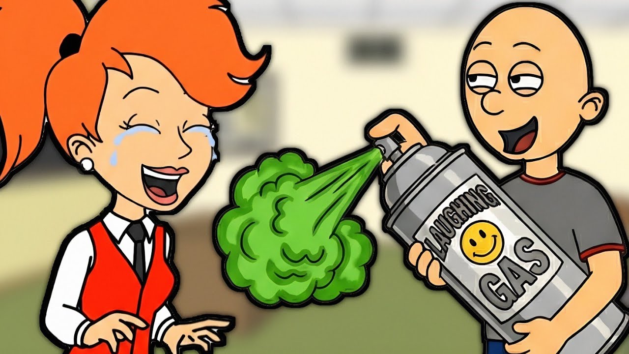 Classic Caillou Sprays Laughing Gas in Class/Grounded