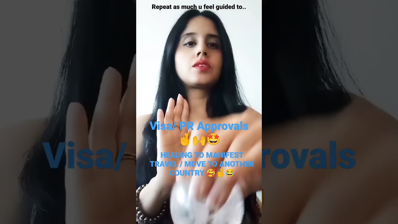 REIKI CRYSTAL ANGEL HEALING TO MANIFEST VISA/ PR APPROVALS FR TRAVEL, SETTLEMENT ABROAD. #reiki 🤞🤩🙌