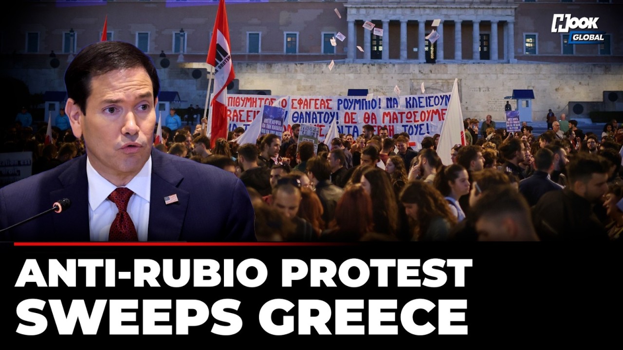 &lsquo;Go Back Home&rsquo;: Thousands Protest Rubio&rsquo;s Athens Visit Ahead of U.S.-Greece Talks | RAW FOOTAGE
