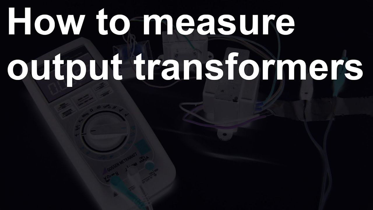 How to identify an output transformer (for tube amps)