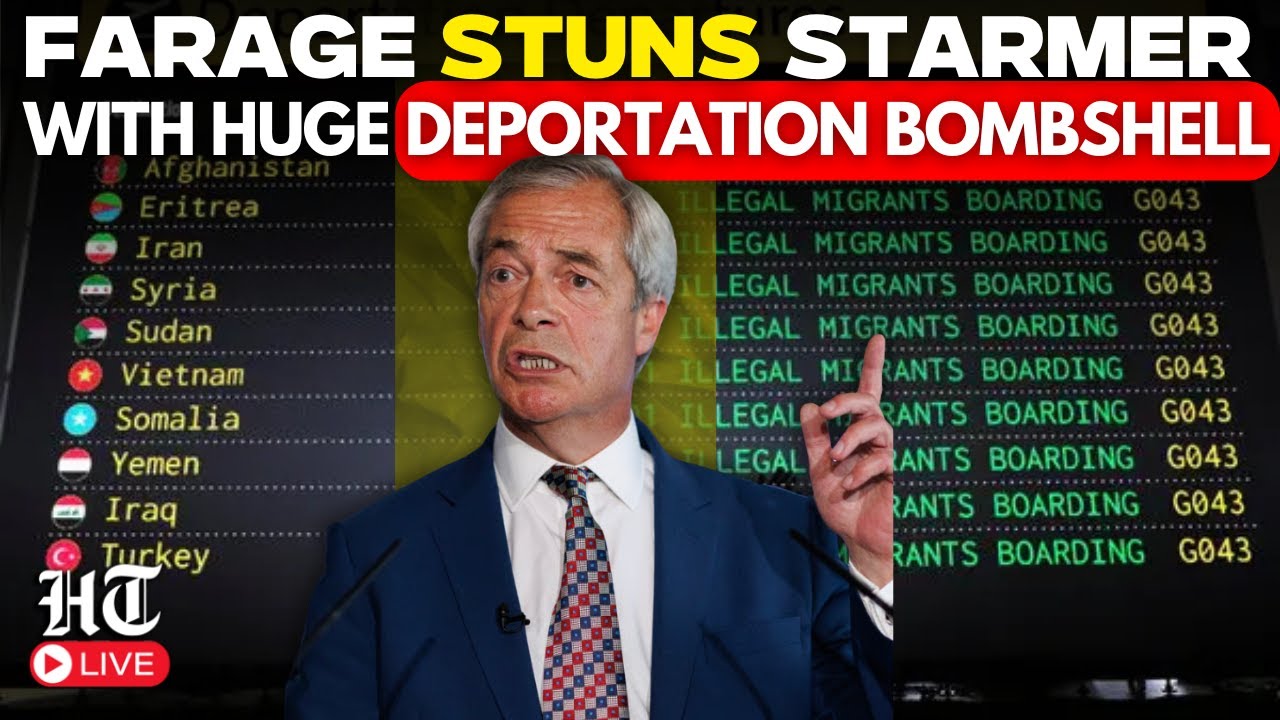 Farage Speech Live | Nigel Farage Drops Major Deportation Bombshell | Keir Starmer | Reform UK